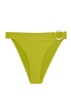Antigua Bottom - Chartreuse Summer Plaid Monday Swimwear