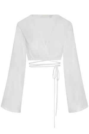 Azores Top - White Linen Monday Swimwear