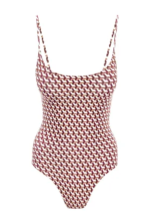 Bahamas One Piece - Husk Geo Monday Swimwear