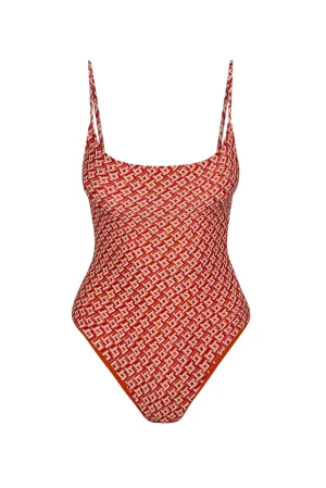 Bahamas One Piece - Lattice Geo Monday Swimwear