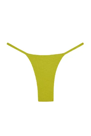 Barbados Bottom - Chartreuse Summer Plaid Monday Swimwear