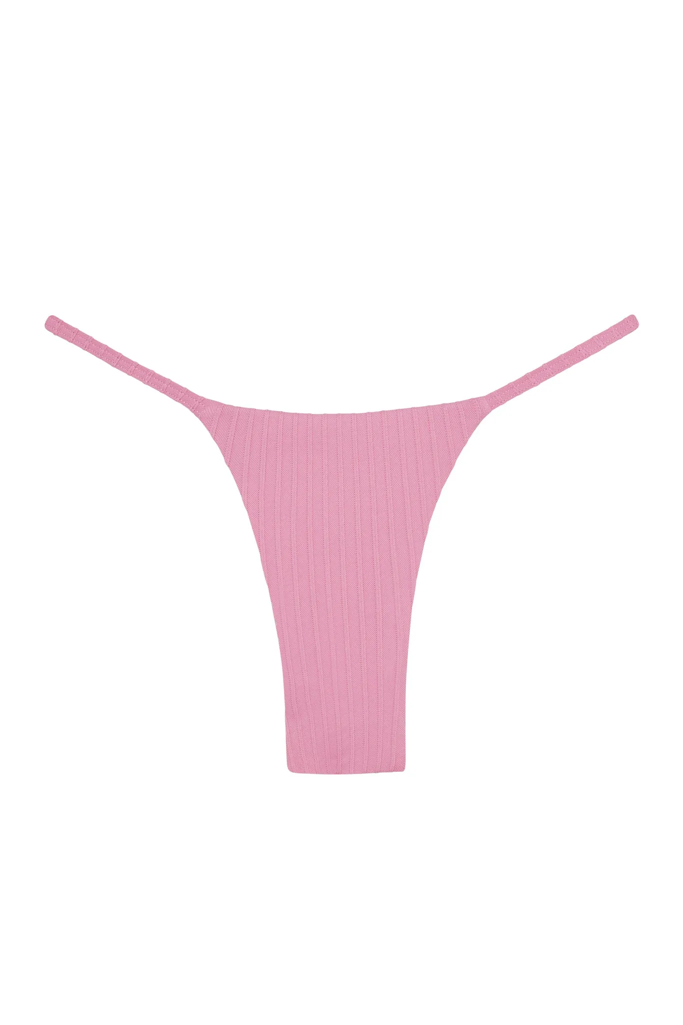 Barbados Bottom - Cherry Blossom Matte Rib Monday Swimwear