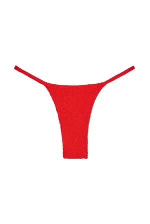 Barbados Bottom - Chili Pepper Crinkle Monday Swimwear