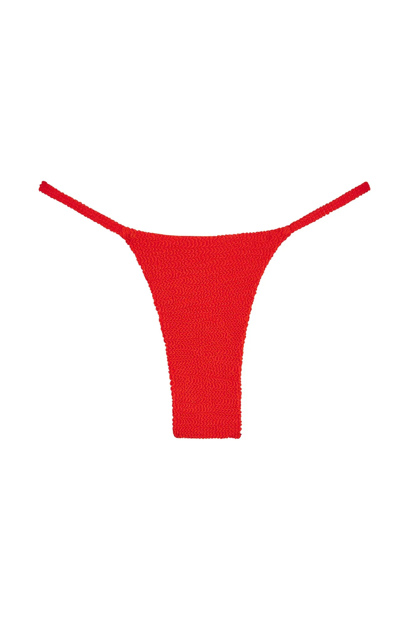 Barbados Bottom - Chili Pepper Crinkle Monday Swimwear