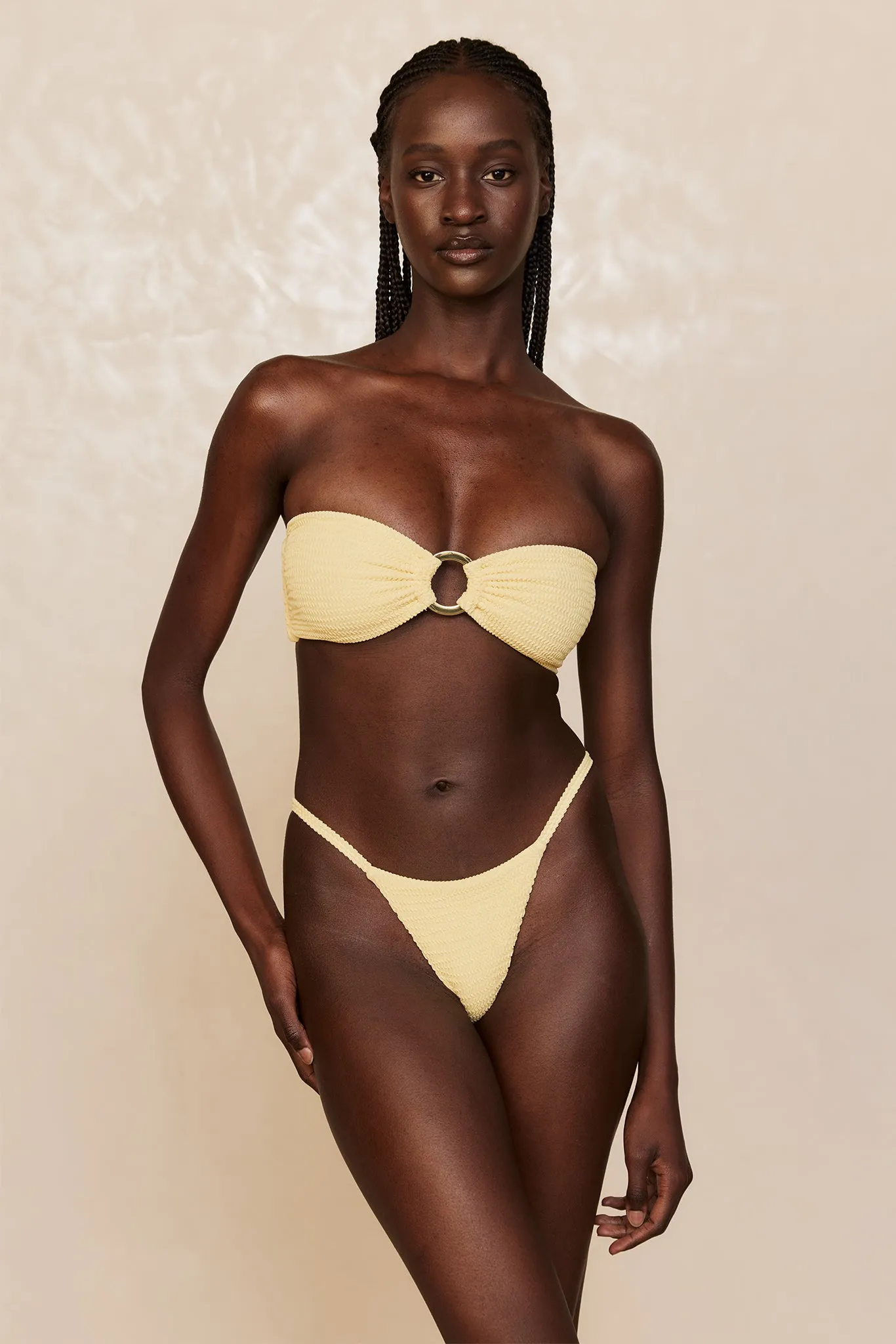 Barbados Bottom - Honey Crinkle Monday Swimwear