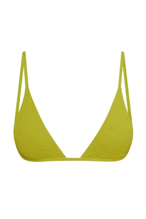 Barbados Top - Chartreuse Summer Plaid Monday Swimwear