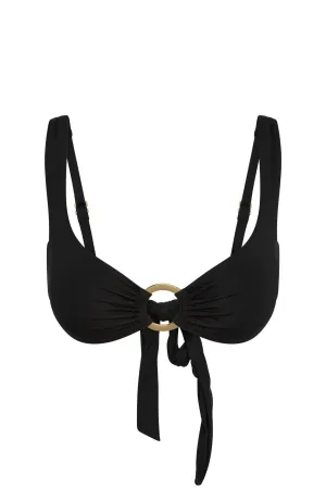 Barbuda Top - Black Monday Swimwear