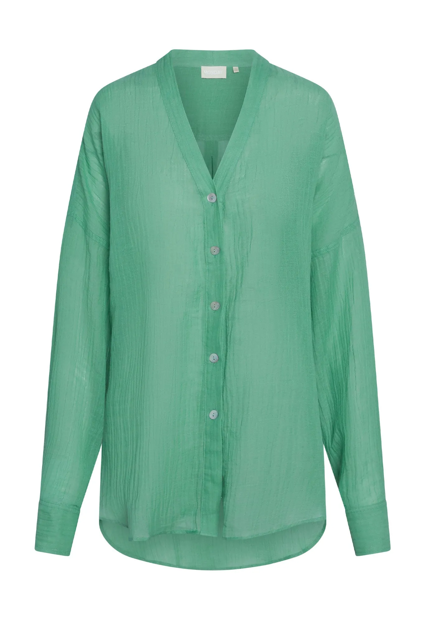 Barcelona Tunic - Pond Crinkle Linen Monday Swimwear