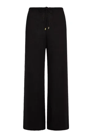 Belize Pant Open Knit - Black Monday Swimwear