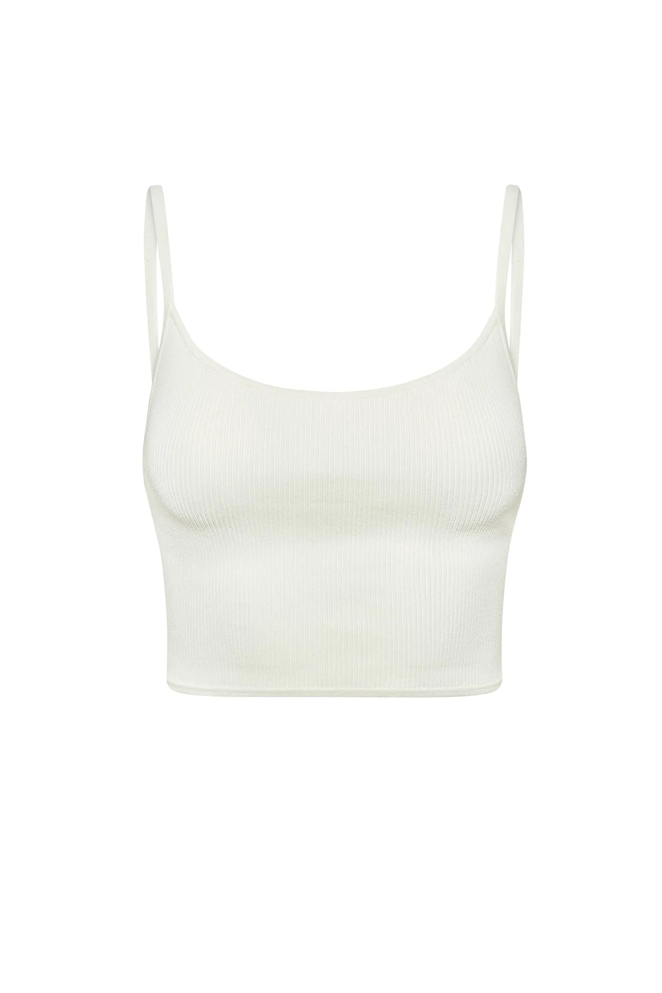 Beverly Hills Knitwear Top - White Rib Monday Swimwear