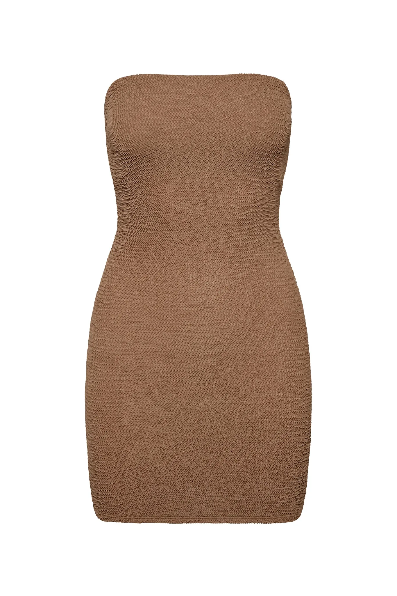 Bimini Dress - Husk Crinkle Monday Swimwear