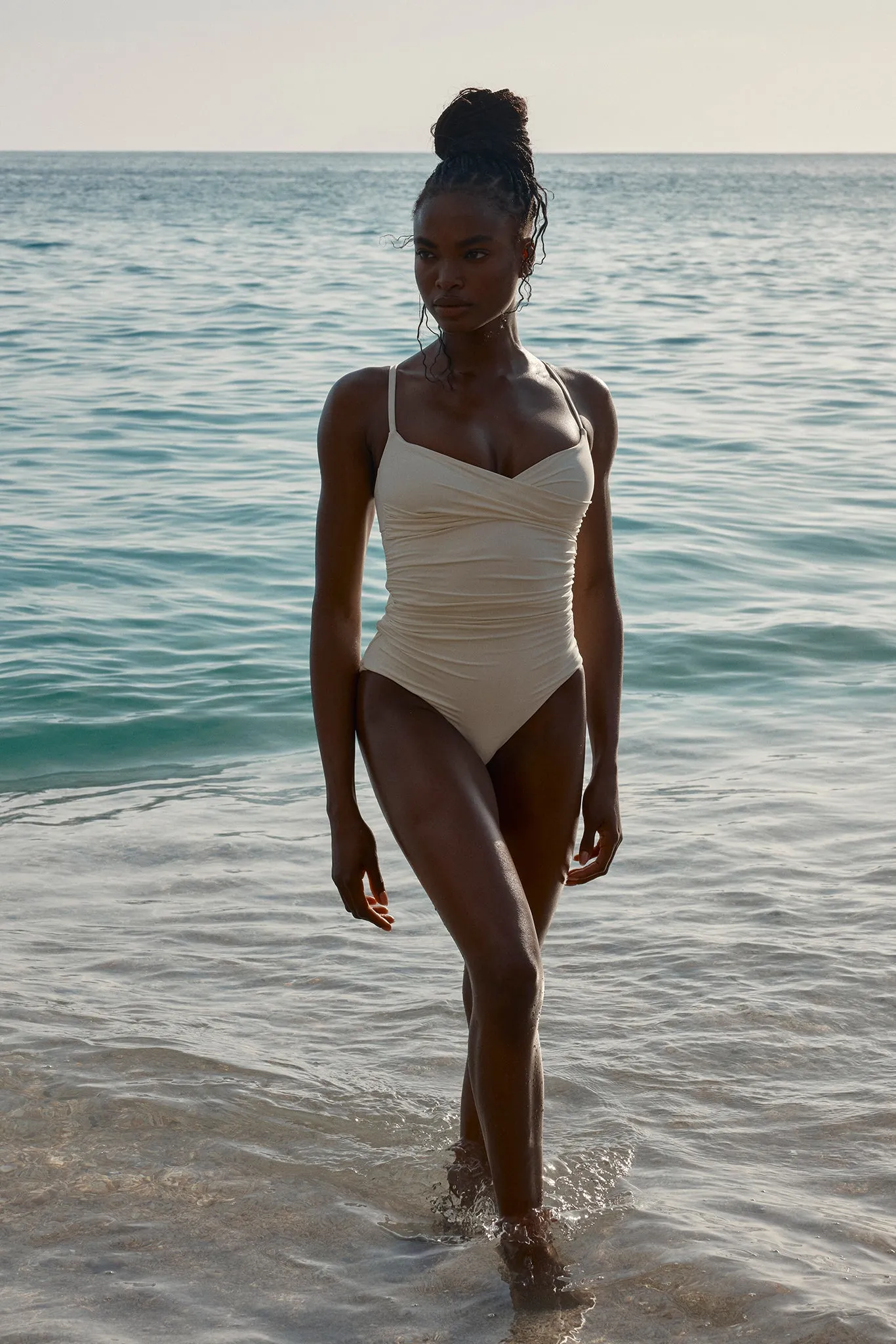 Bordeaux Moderate One Piece - Ivory Monday Swimwear