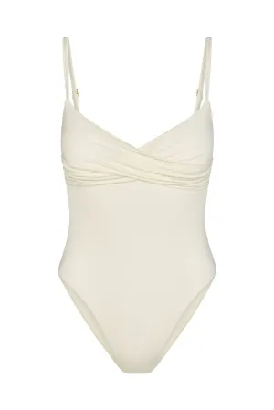 Bordeaux Moderate One Piece - Ivory Monday Swimwear