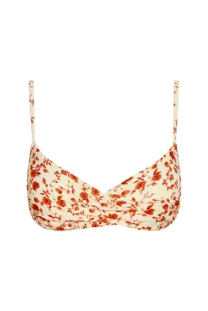 Bordeaux Top - Sunrise Floral Monday Swimwear