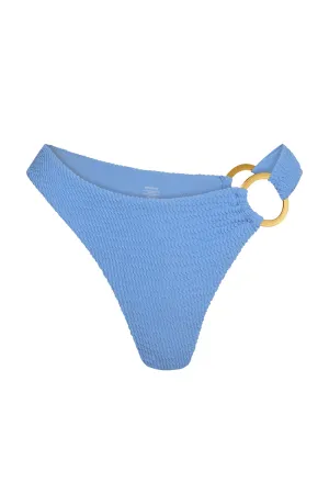 Bronte Bottom - Azure Crinkle Monday Swimwear