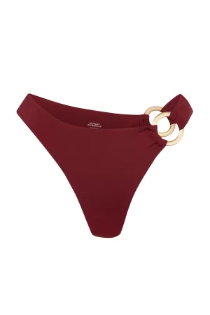 Bronte Bottom - Burgundy Monday Swimwear