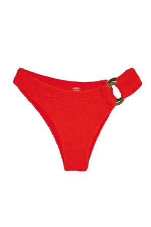 Bronte Bottom - Chili Pepper Crinkle Monday Swimwear