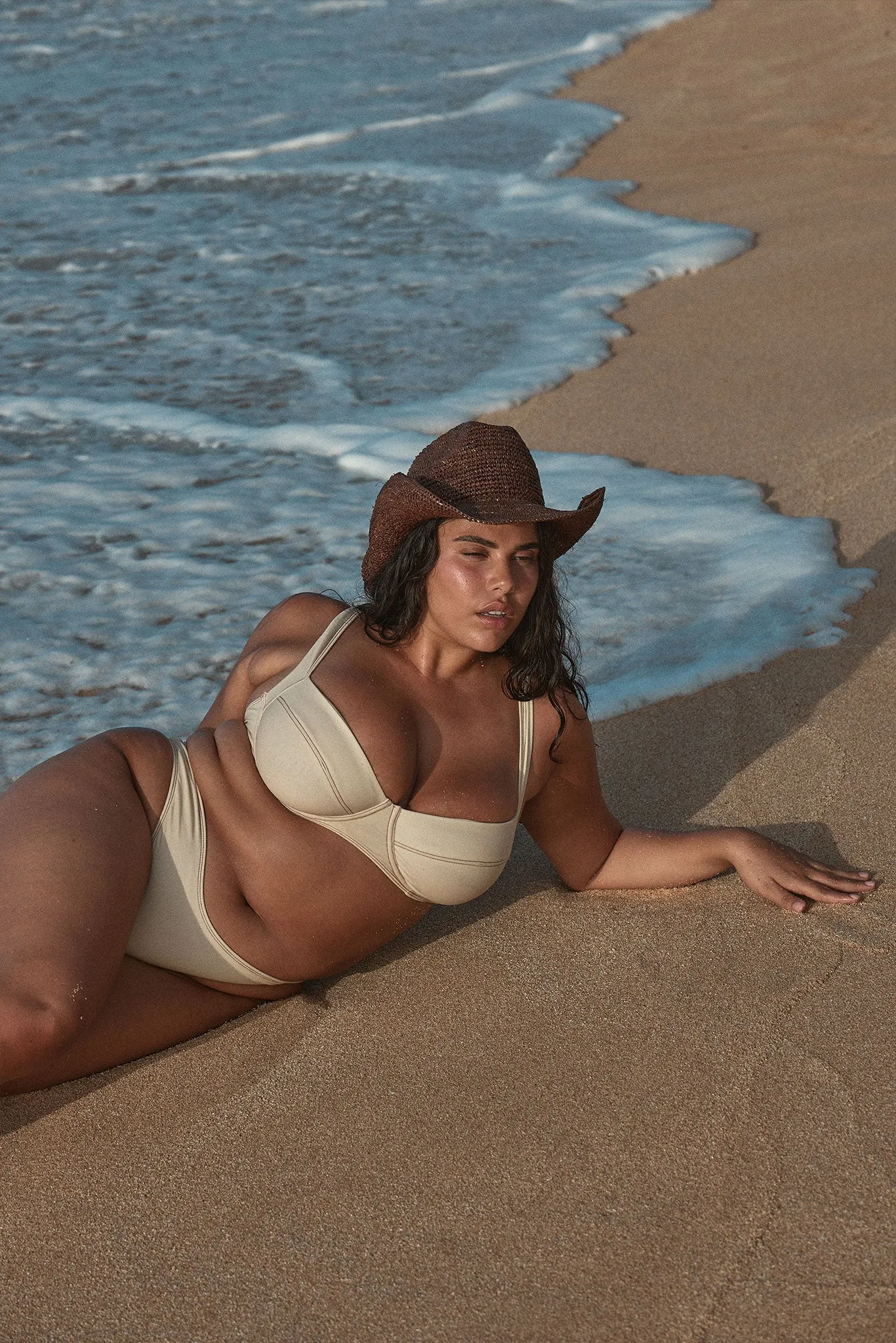 Byron Bottom - Champagne Denim Monday Swimwear