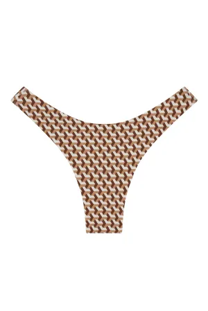 Byron Bottom - Husk Geo Monday Swimwear