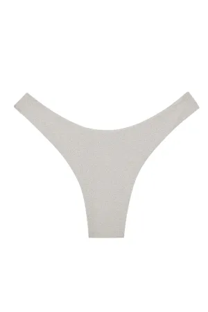 Byron Bottom - Soft Silver Shimmer Monday Swimwear