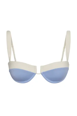 Cala Roja Top - Azure/Ivory Monday Swimwear