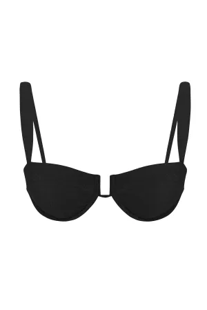 Cala Roja Top - Black Monday Swimwear