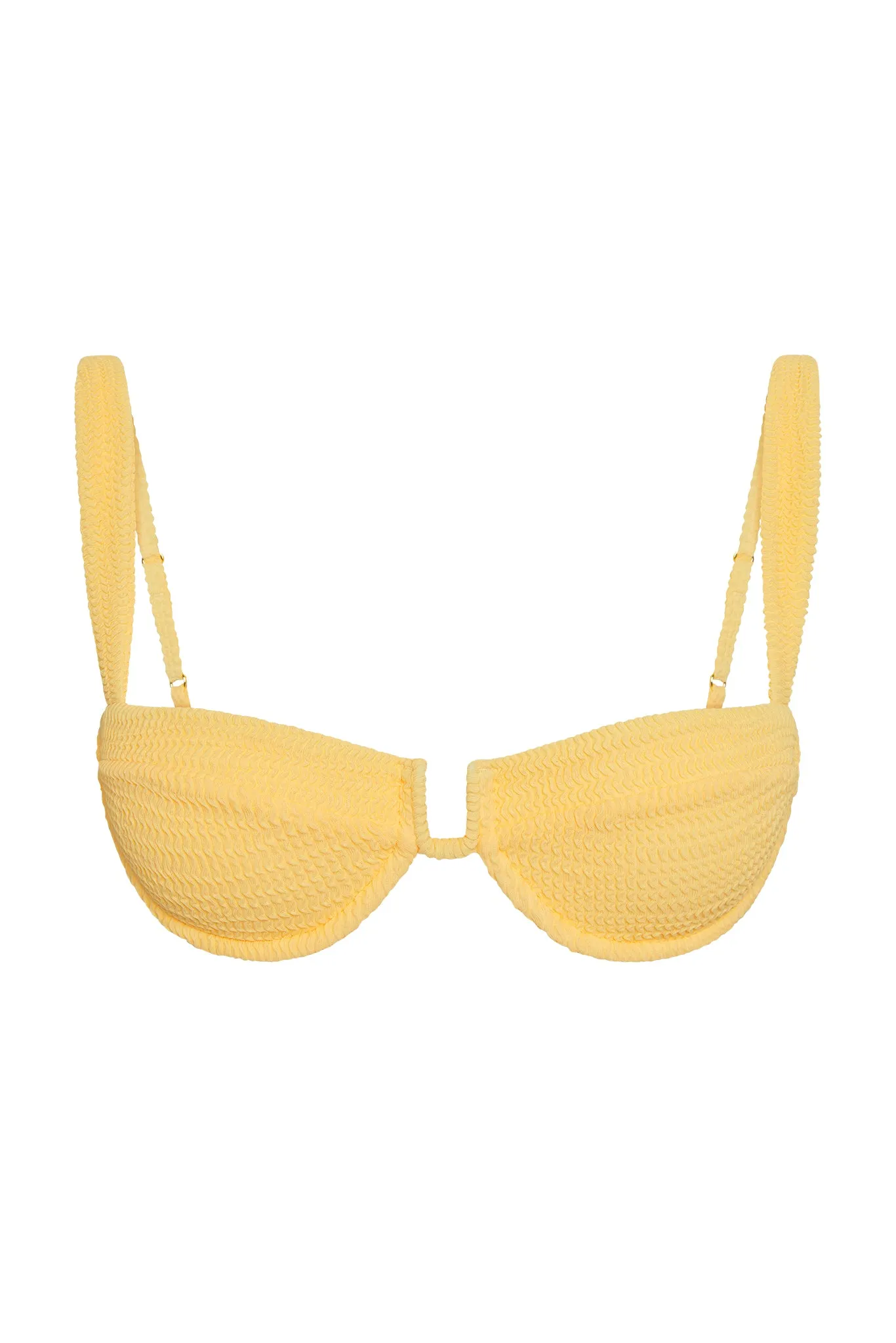 Cala Roja Top - Honey Crinkle Monday Swimwear