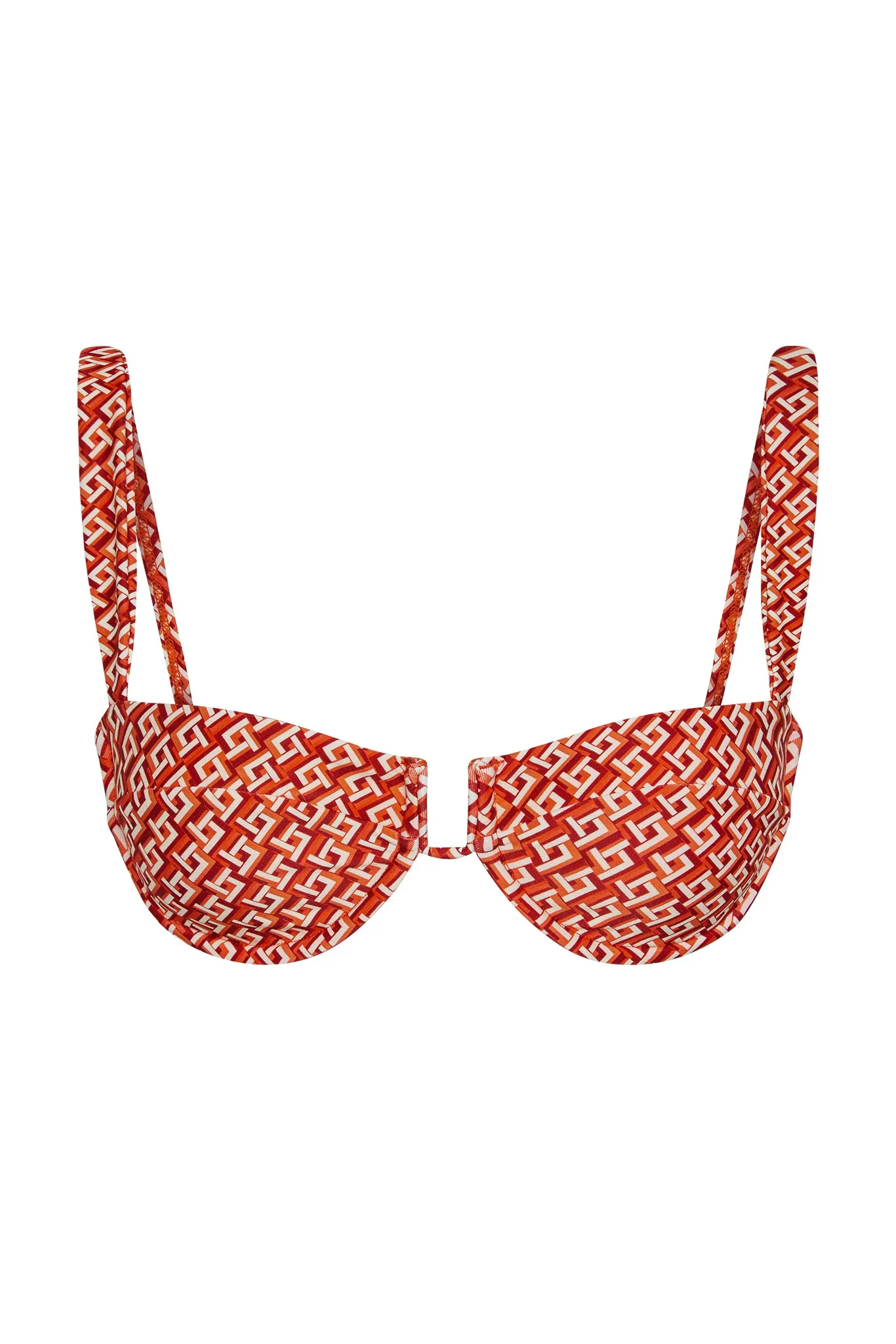 Cala Roja Top - Lattice Geo Monday Swimwear