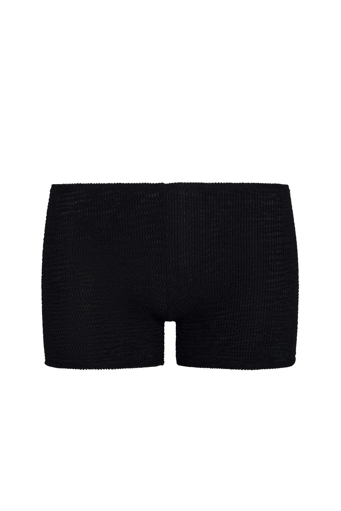Cali Short - Black Crinkle Monday Swimwear