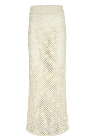 Cape May Skirt - Ivory Crochet Monday Swimwear
