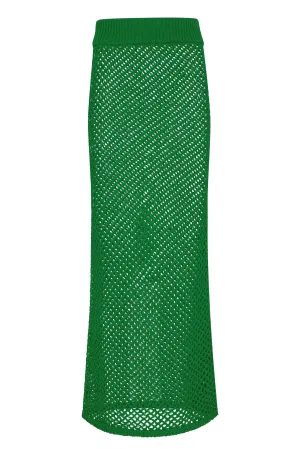 Cape May Skirt - Palm Green Crochet Monday Swimwear