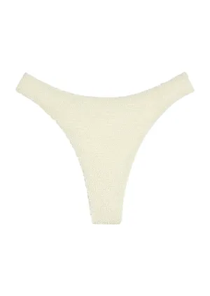 Capri Thong - Ivory Crinkle Monday Swimwear