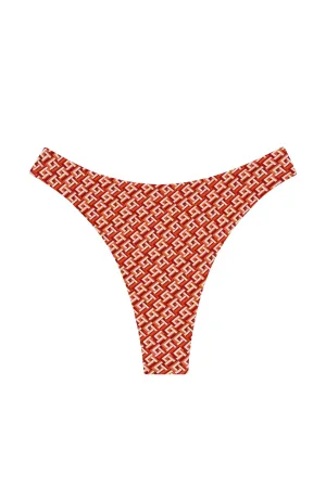 Capri Thong - Lattice Geo Monday Swimwear