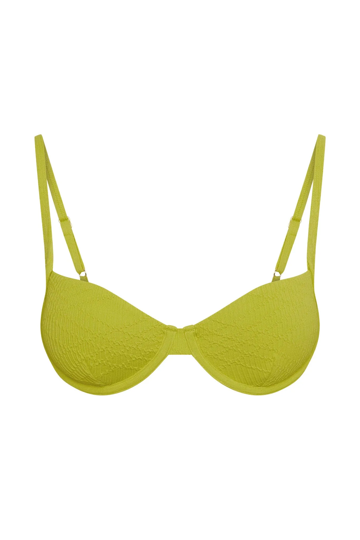 Capri Top - Chartreuse Summer Plaid Monday Swimwear