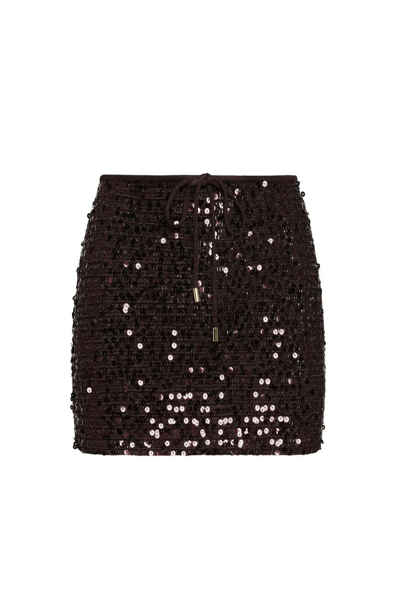 Cartagena Skirt - Espresso Sequin Monday Swimwear