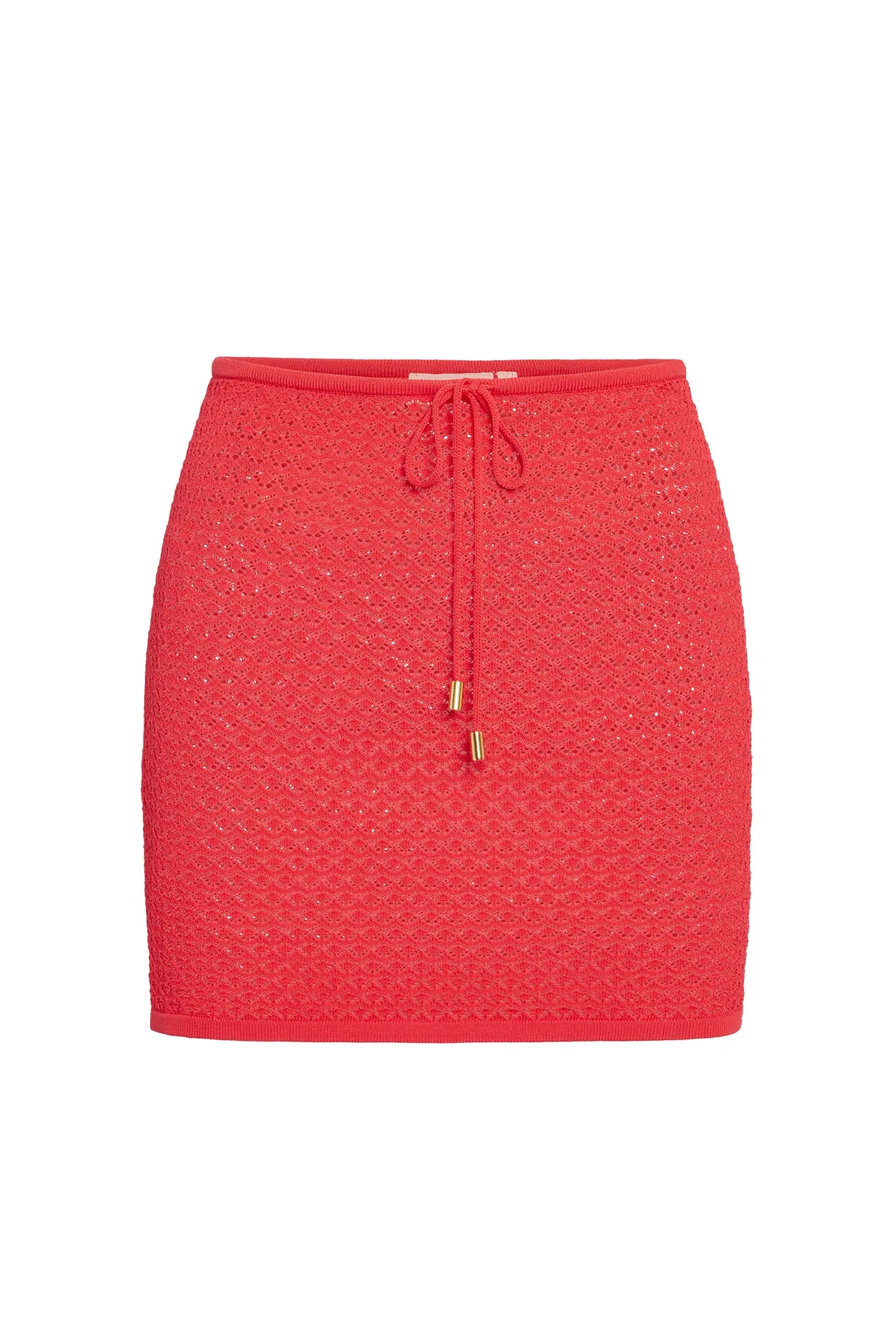 Cartagena Skirt - Strawberry Lace Crochet Monday Swimwear