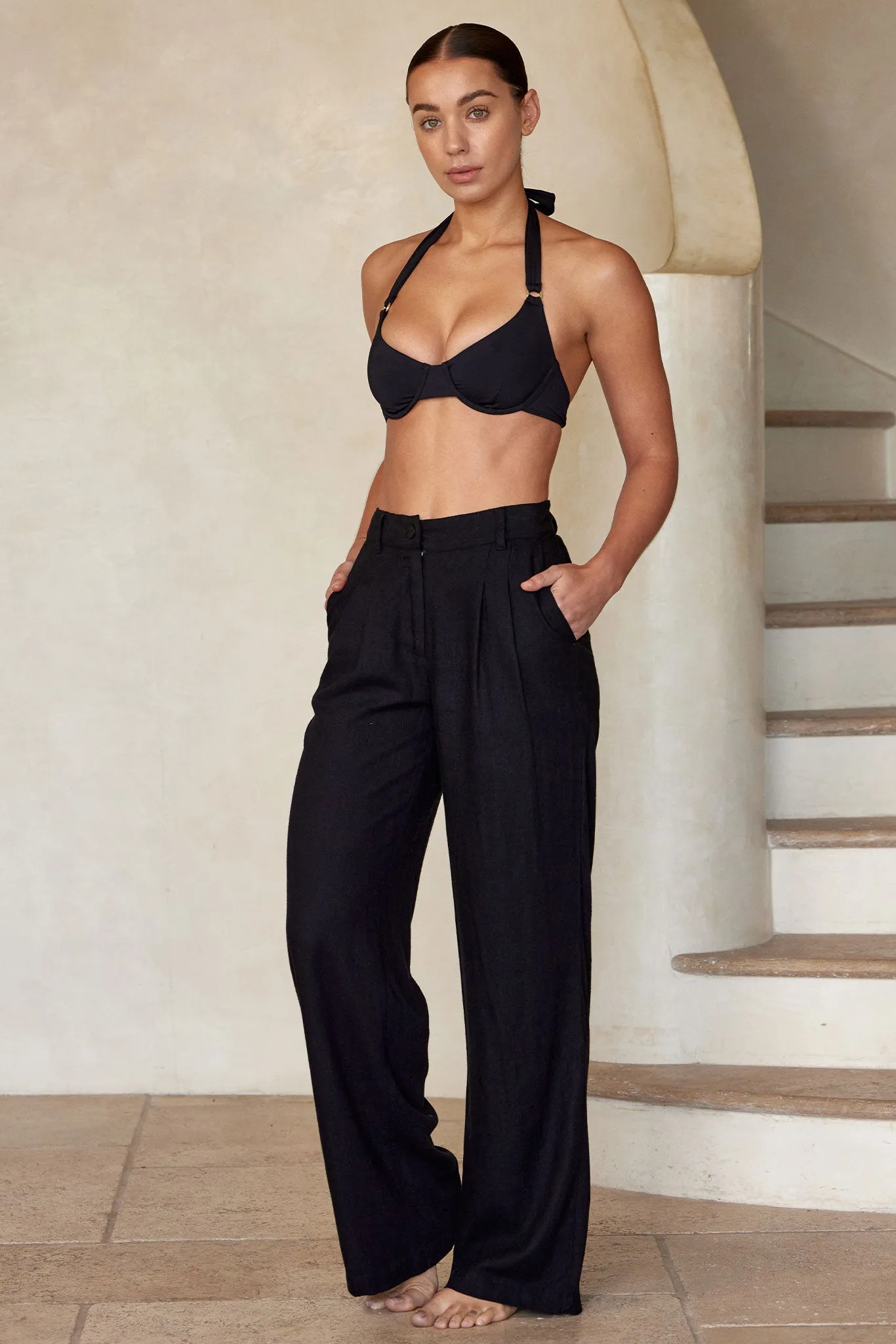 Casablanca Pant - Black Monday Swimwear