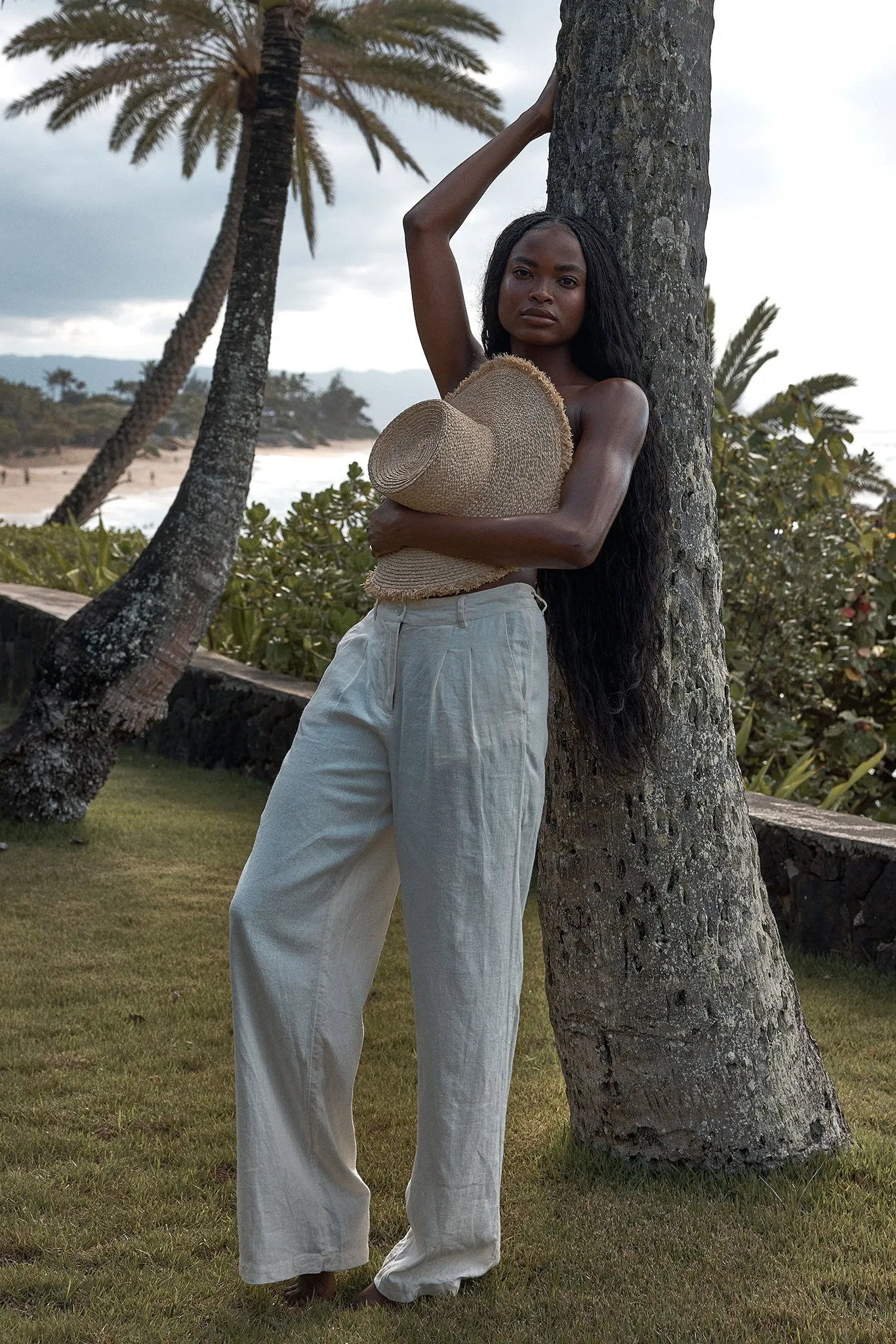 Casablanca Pant - Ivory Monday Swimwear