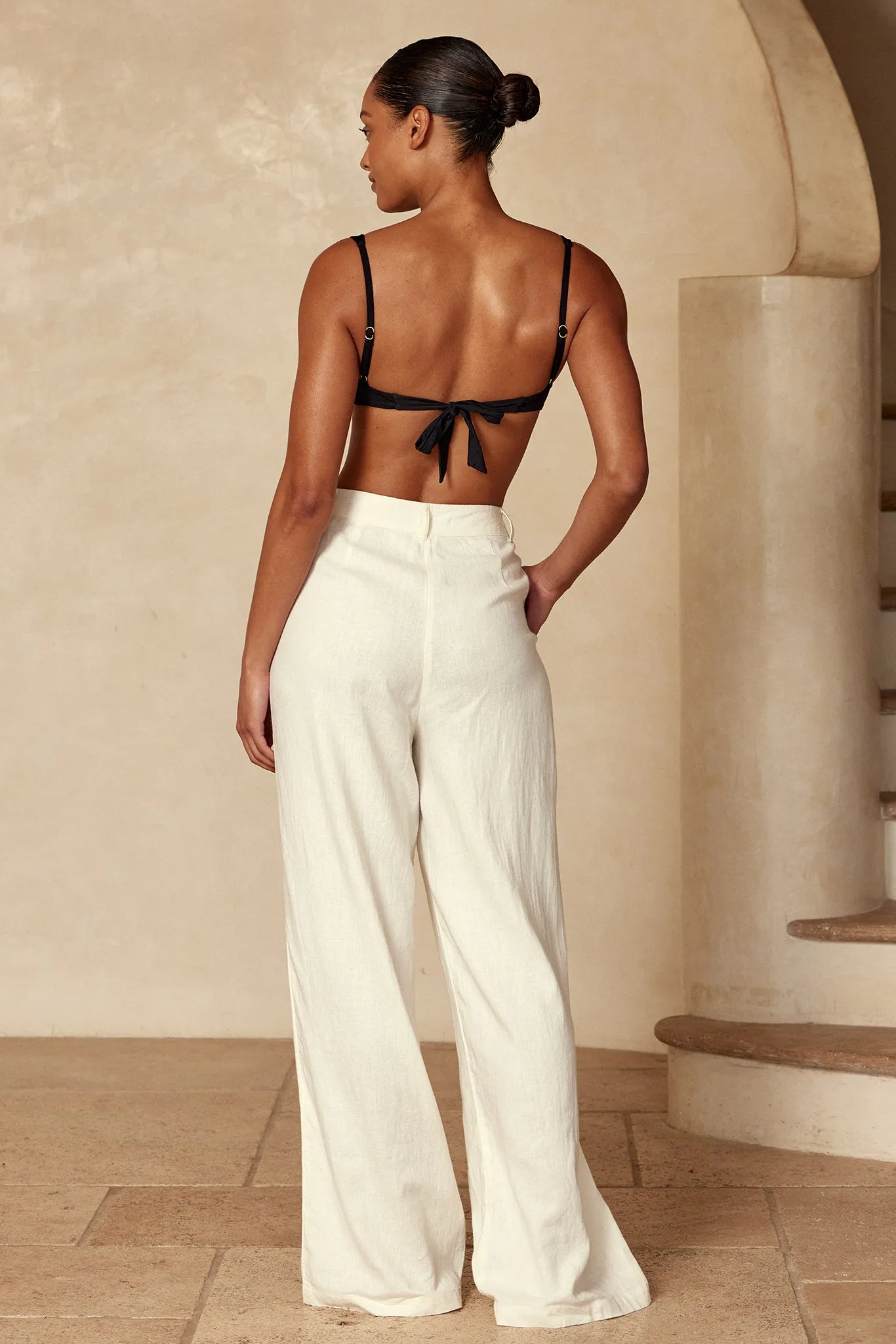 Casablanca Pant - Ivory Monday Swimwear