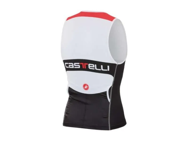 Castelli Core Men's Triathlon Top (Black/White/Red)