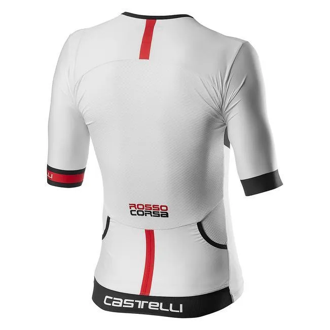 Castelli Free Speed 2 Men's Triathlon Top (White/Black)