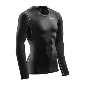 CEP Compression Wingtech Long Sleeve Men's Compression Top (Black)