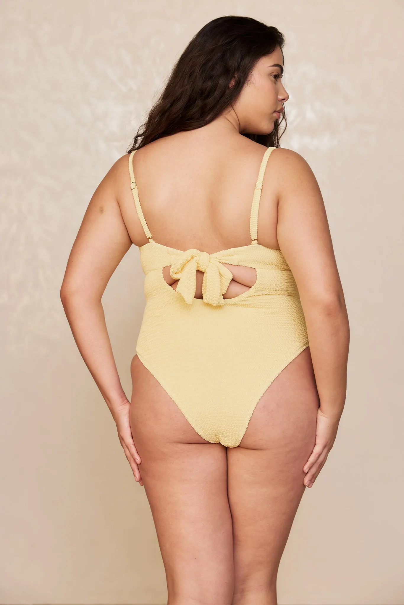 Clovelly One Piece - Honey Crinkle Monday Swimwear
