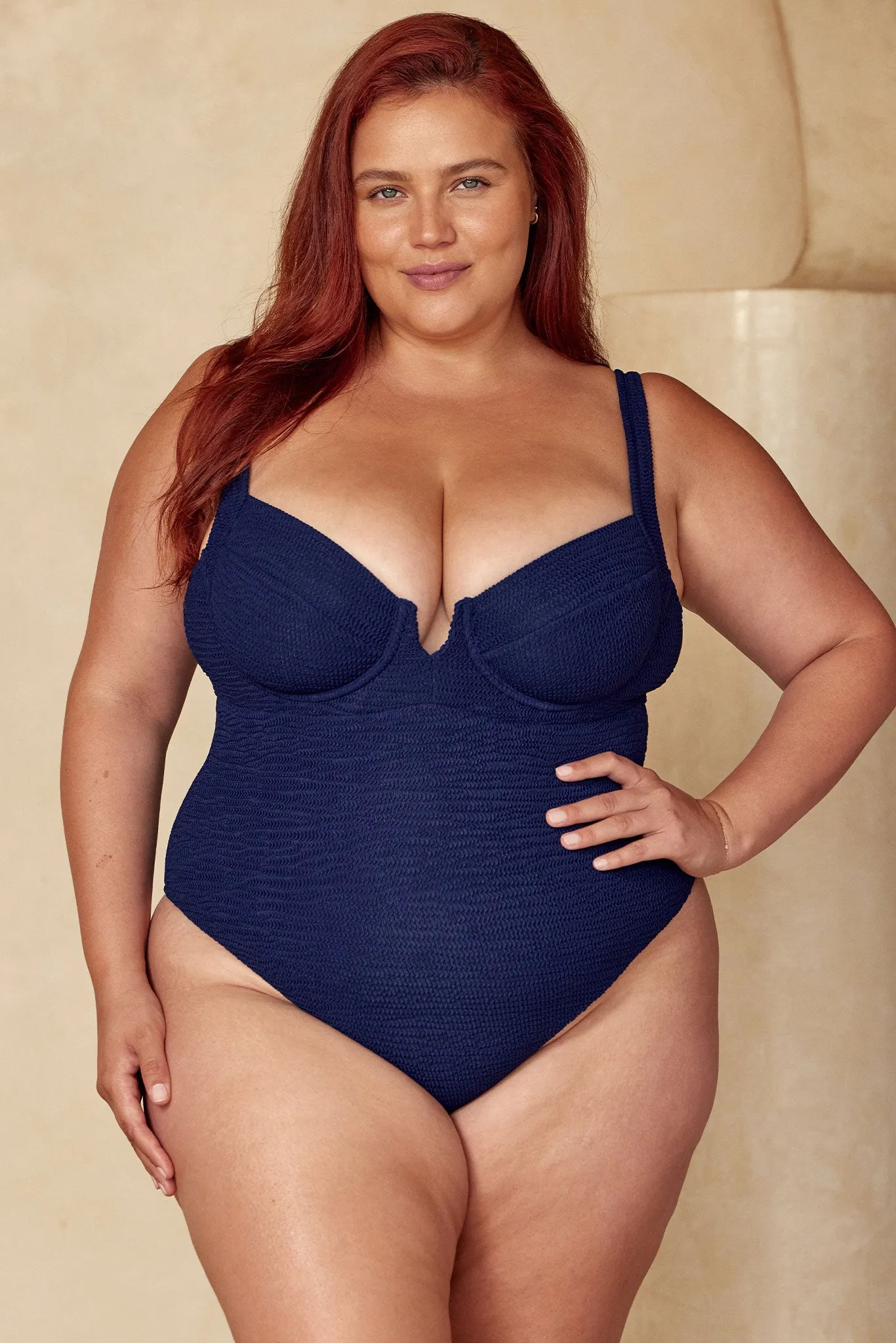 Clovelly One Piece - Midnight Crinkle Monday Swimwear