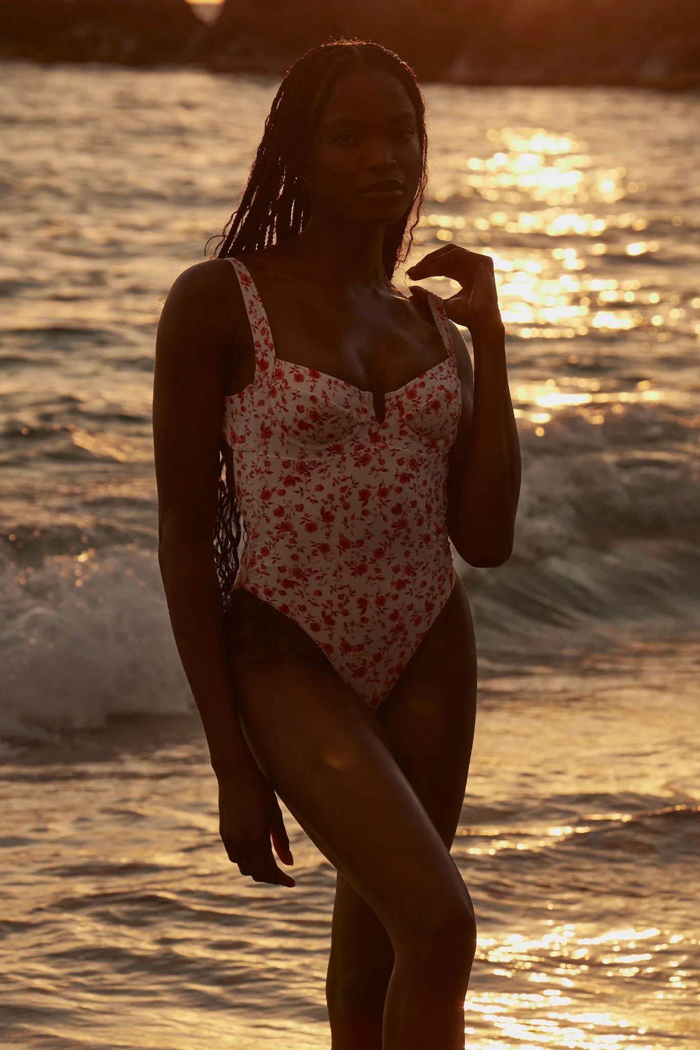 Clovelly One Piece - Sunrise Floral Monday Swimwear