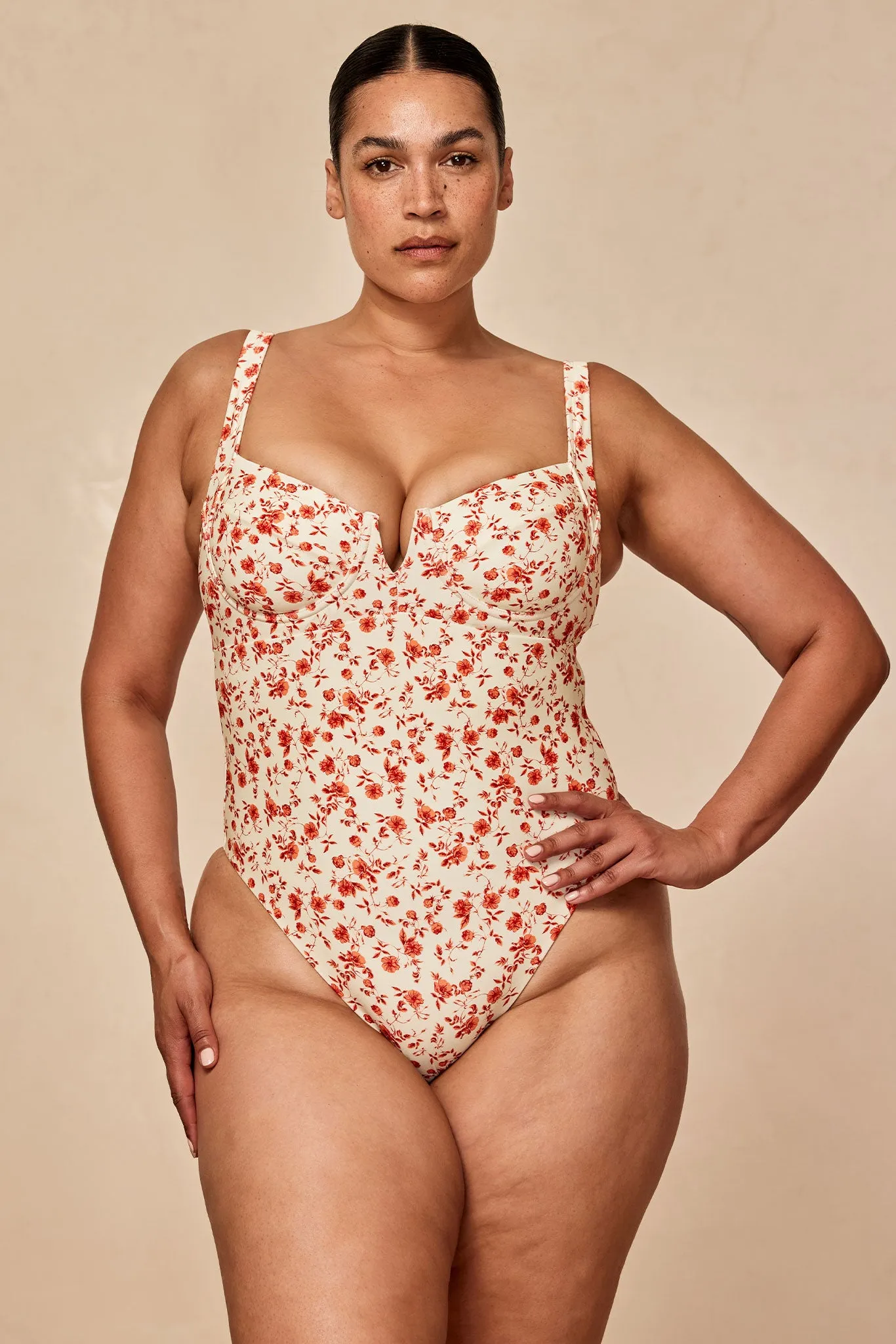Clovelly One Piece - Sunrise Floral Monday Swimwear