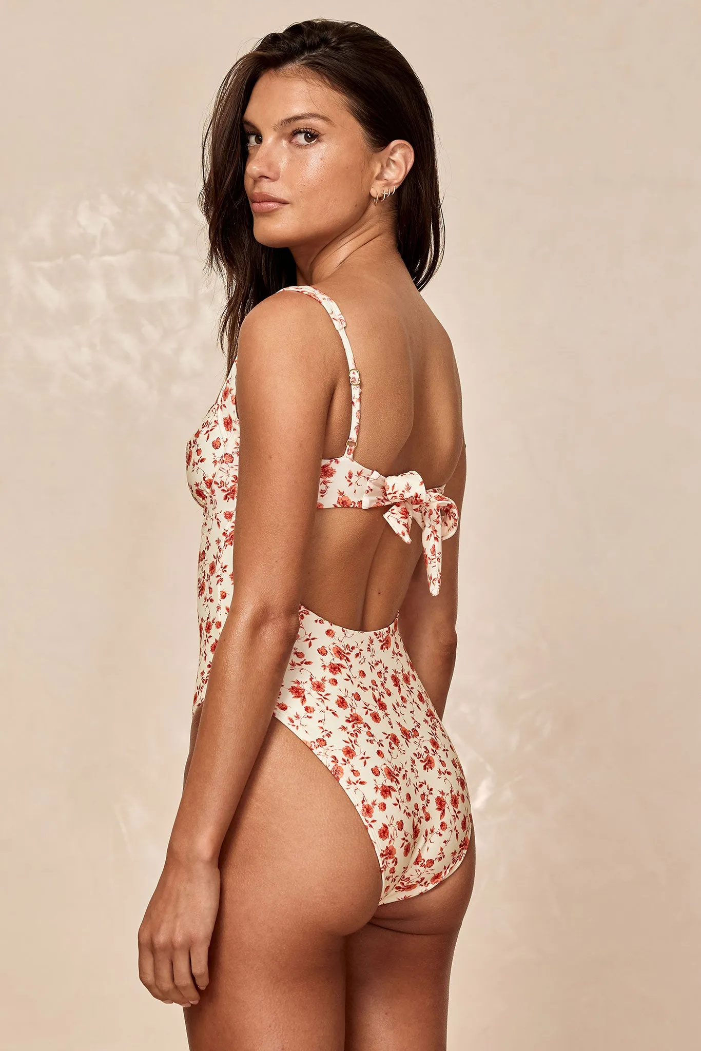 Clovelly One Piece - Sunrise Floral Monday Swimwear