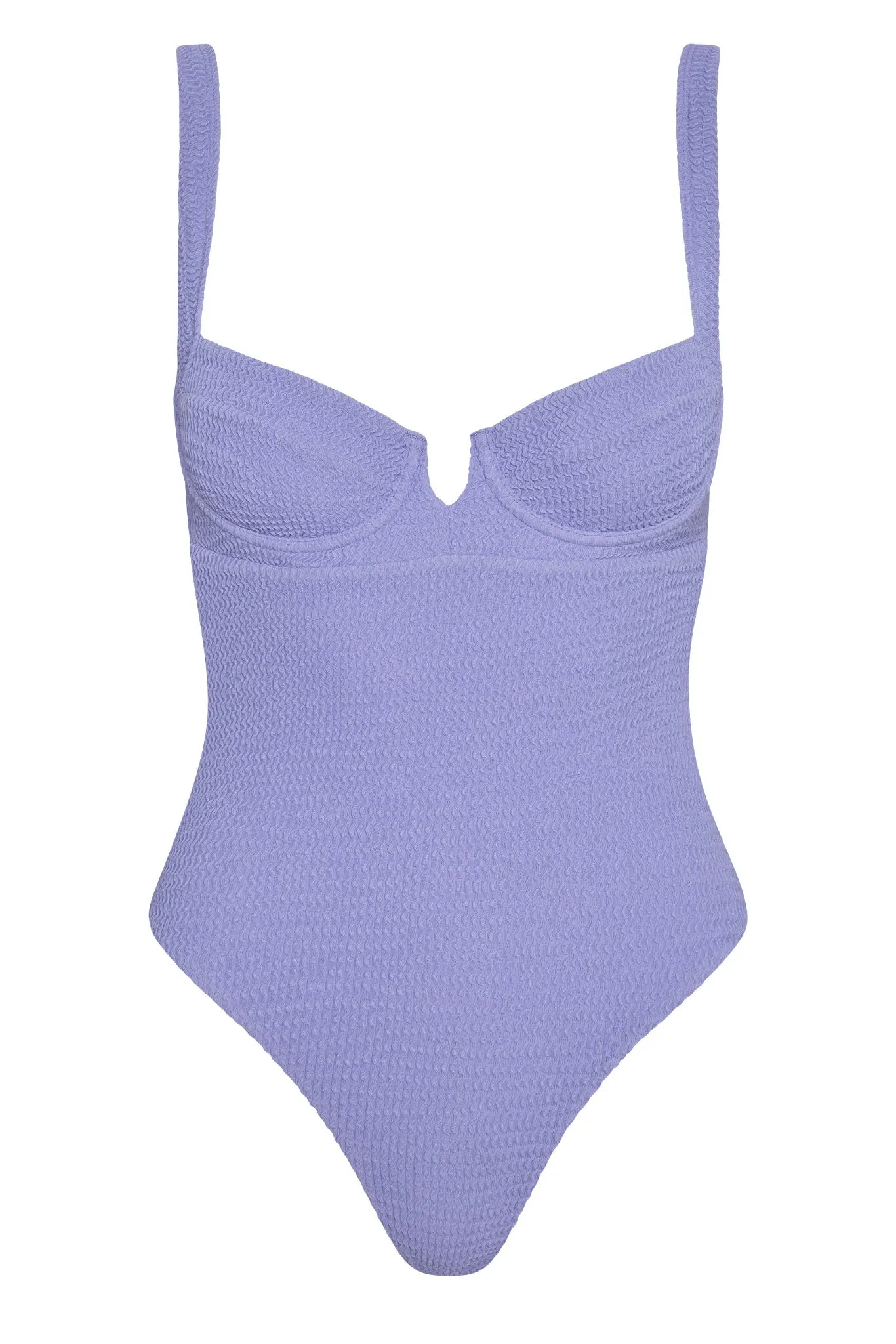 Clovelly One Piece - Wisteria Crinkle Monday Swimwear