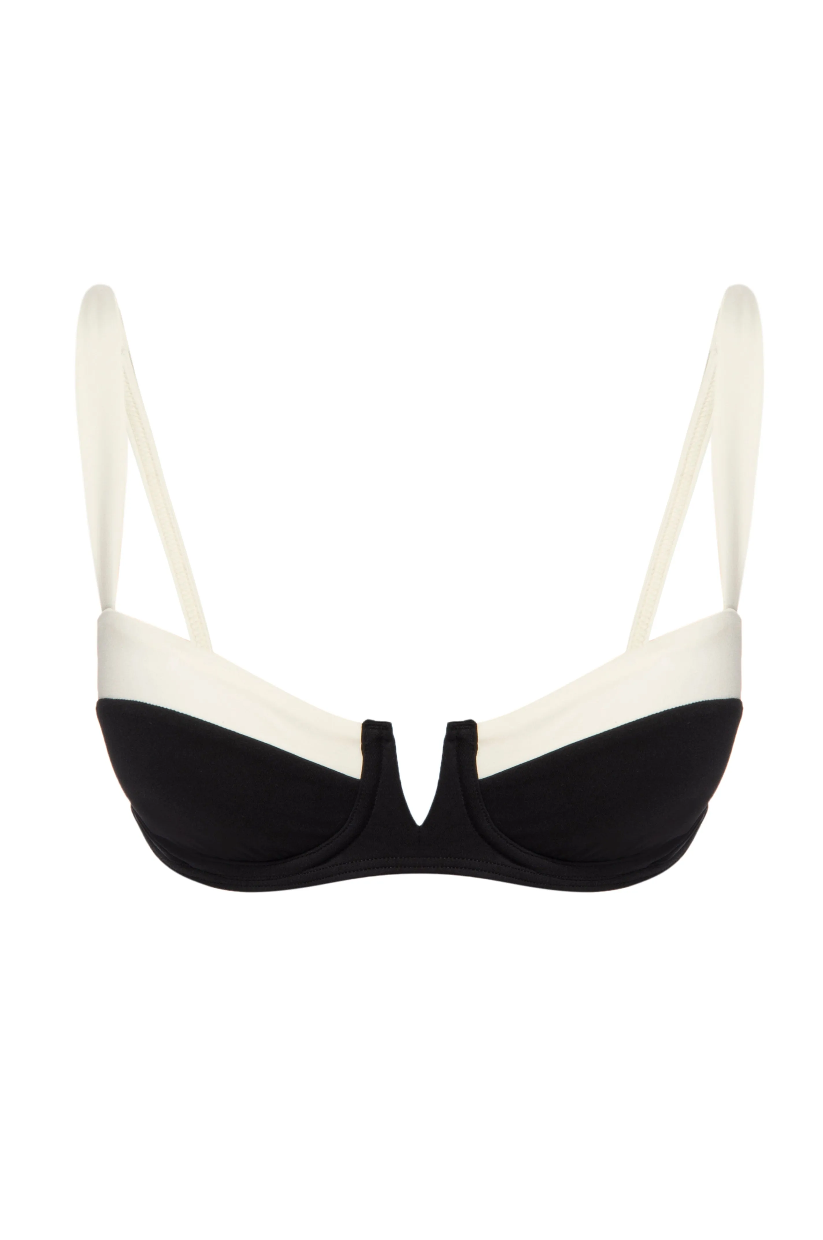 Clovelly Top - Black/Ivory Monday Swimwear