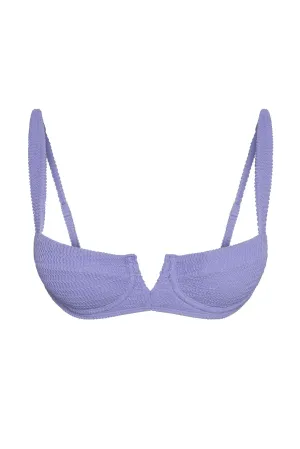 Clovelly Top - Wisteria Crinkle Monday Swimwear
